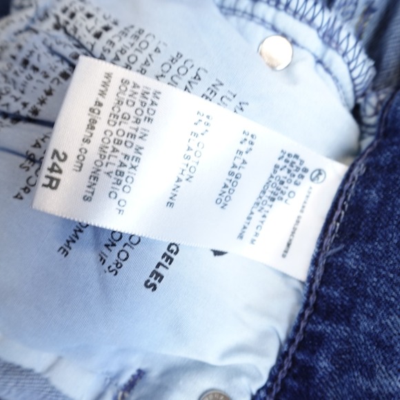 NWT Adriano Goldschmied AG Mari Extended Jean Slim Straight 24 Japanese Denim - Picture 8 of 11